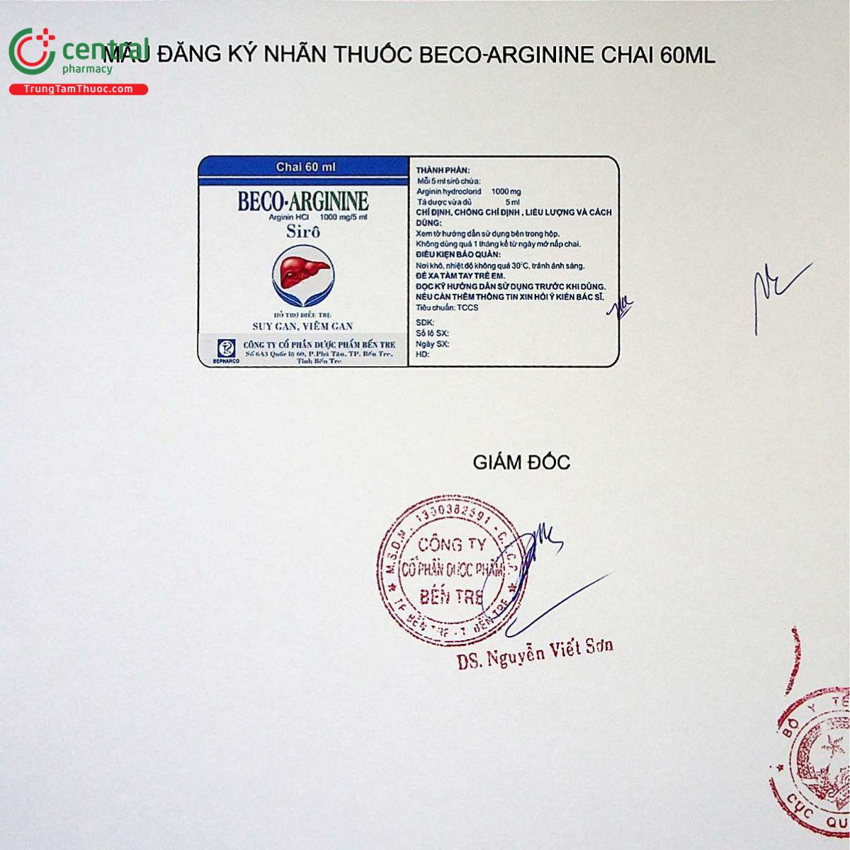 beco arginine 1000mg 3 V8052 beco arginine 1000mg 3 V8052