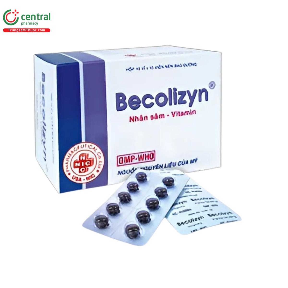 Thuốc Becolizyn - Bổ sung vitamin và khoáng chất, tăng cường sức khỏe