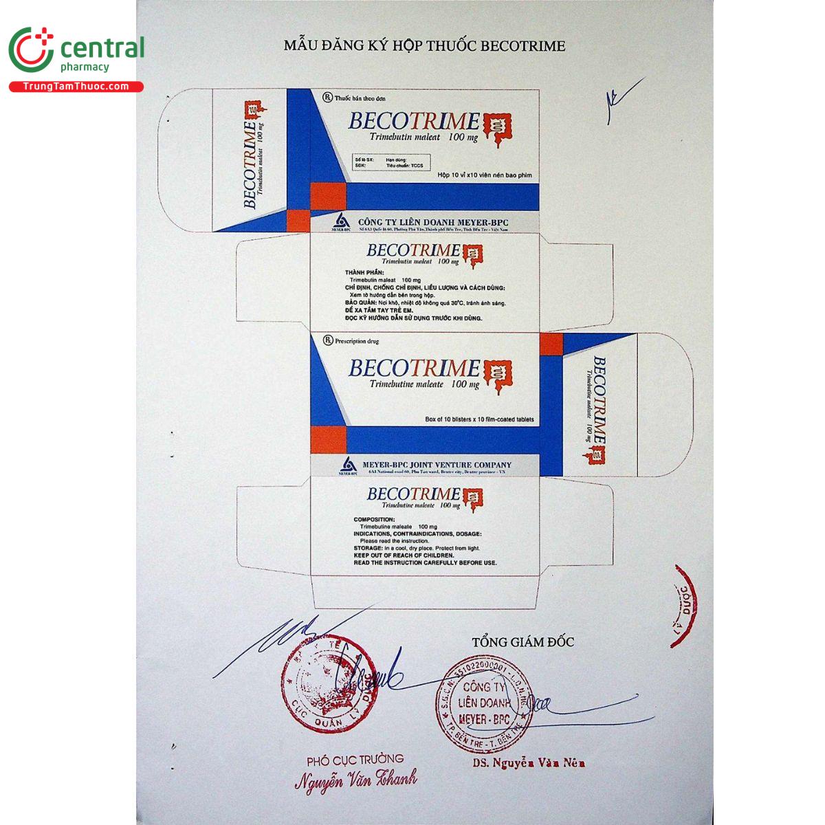 becotrime 100mg 2 Q6888