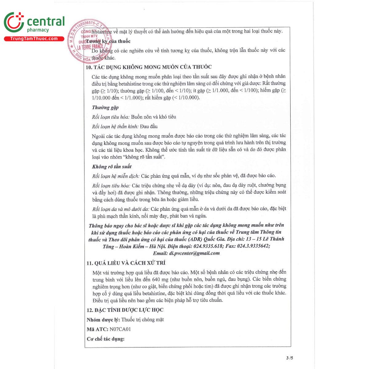 behistin 16mg 6 R7740