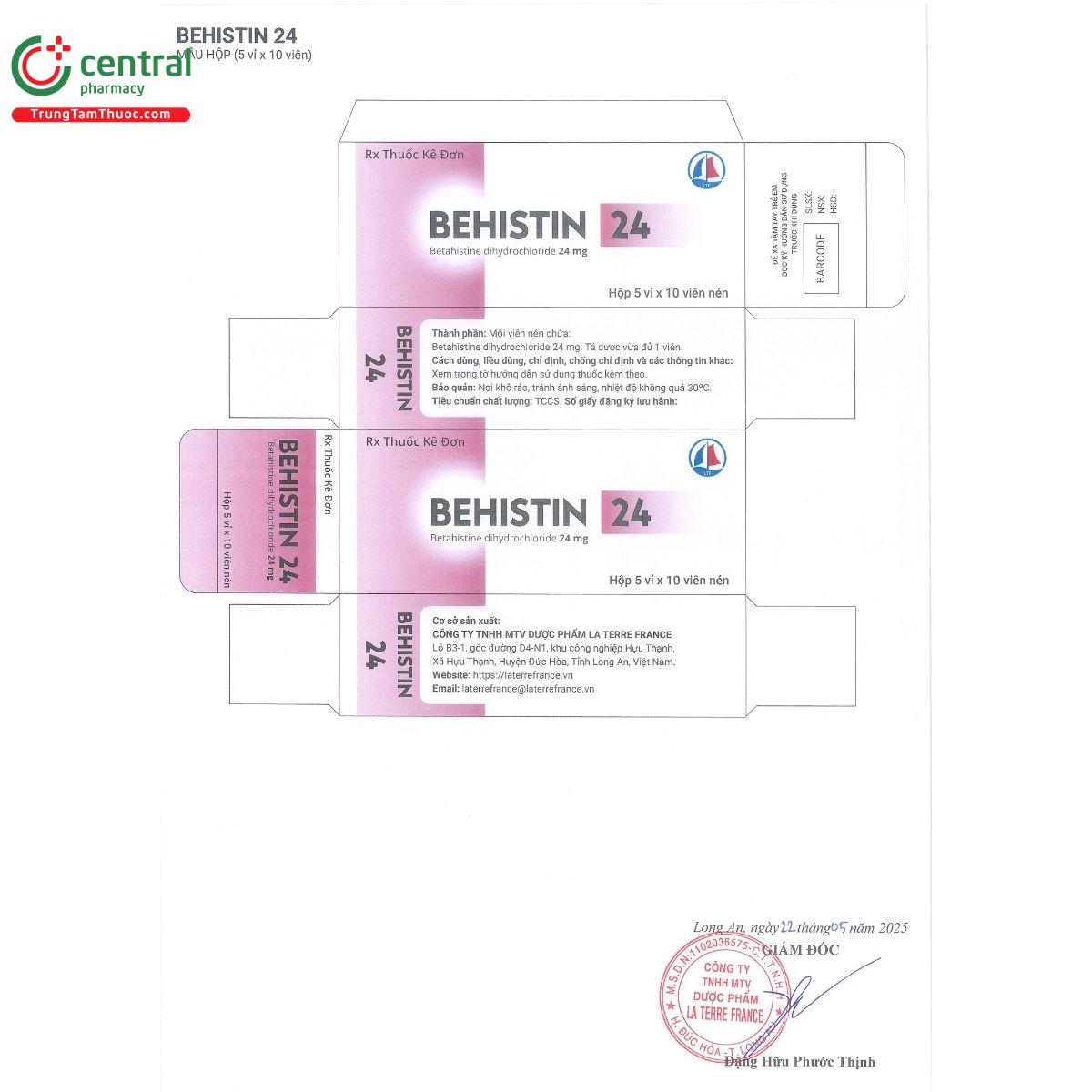 behistin 24mg 2 U8275 behistin 24mg 2 U8275