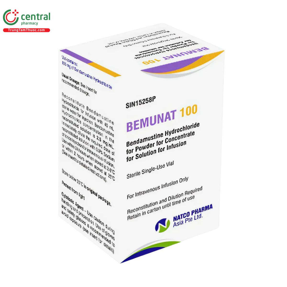 bemunat 100 bendamustine hydrochloride 1 H3373