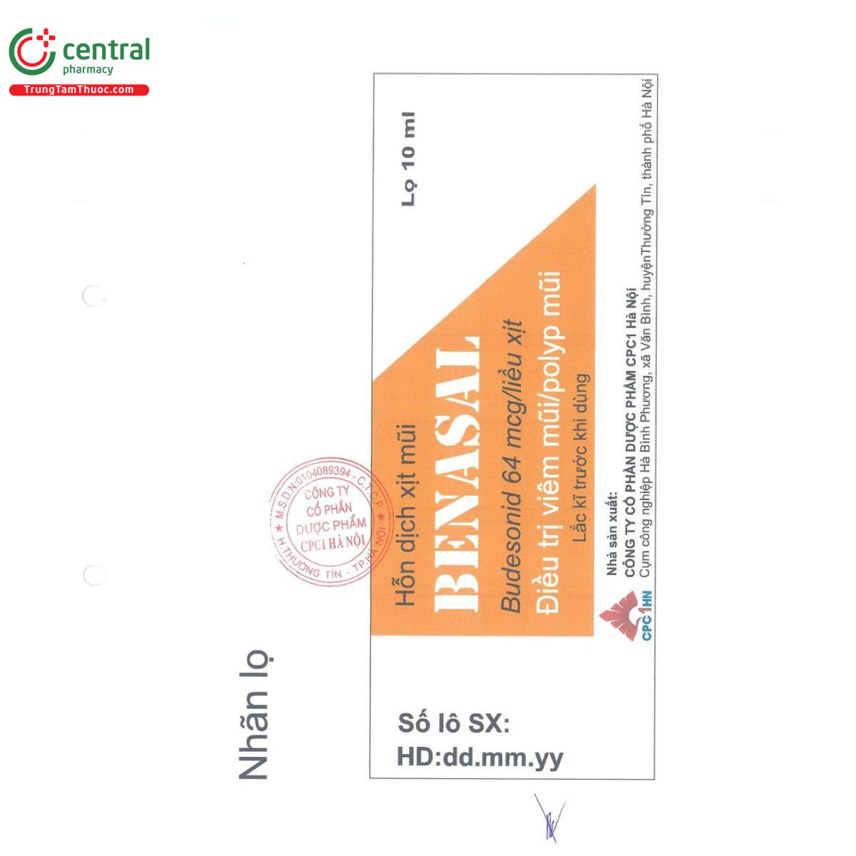 benasal 64mcg 5 E1420 benasal 64mcg 5 E1420