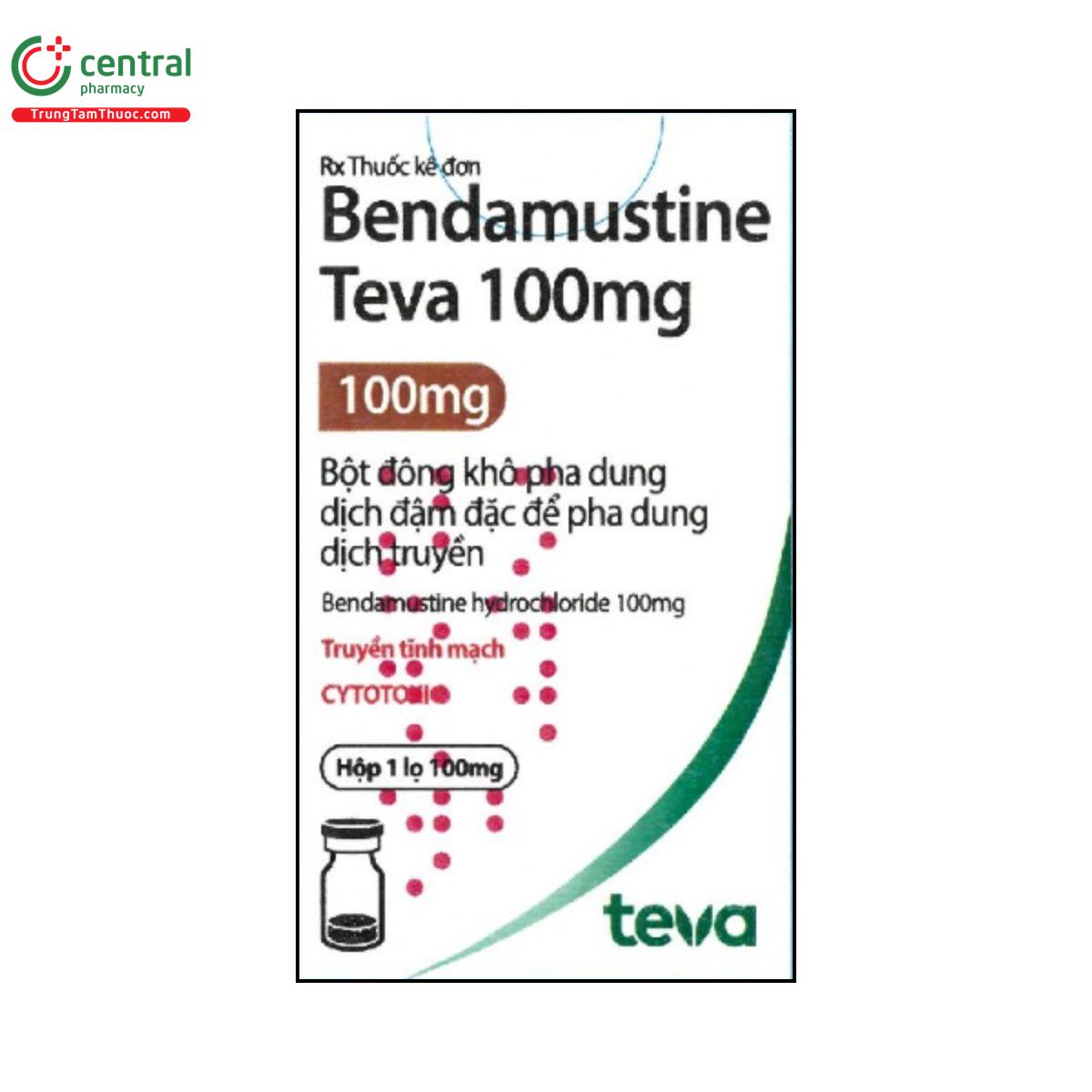 bendamustine teva 100mg 1 V8835