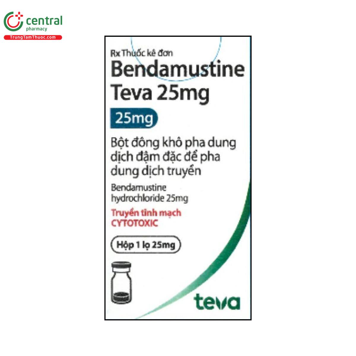 bendamustine teva 25mg 1 R7141
