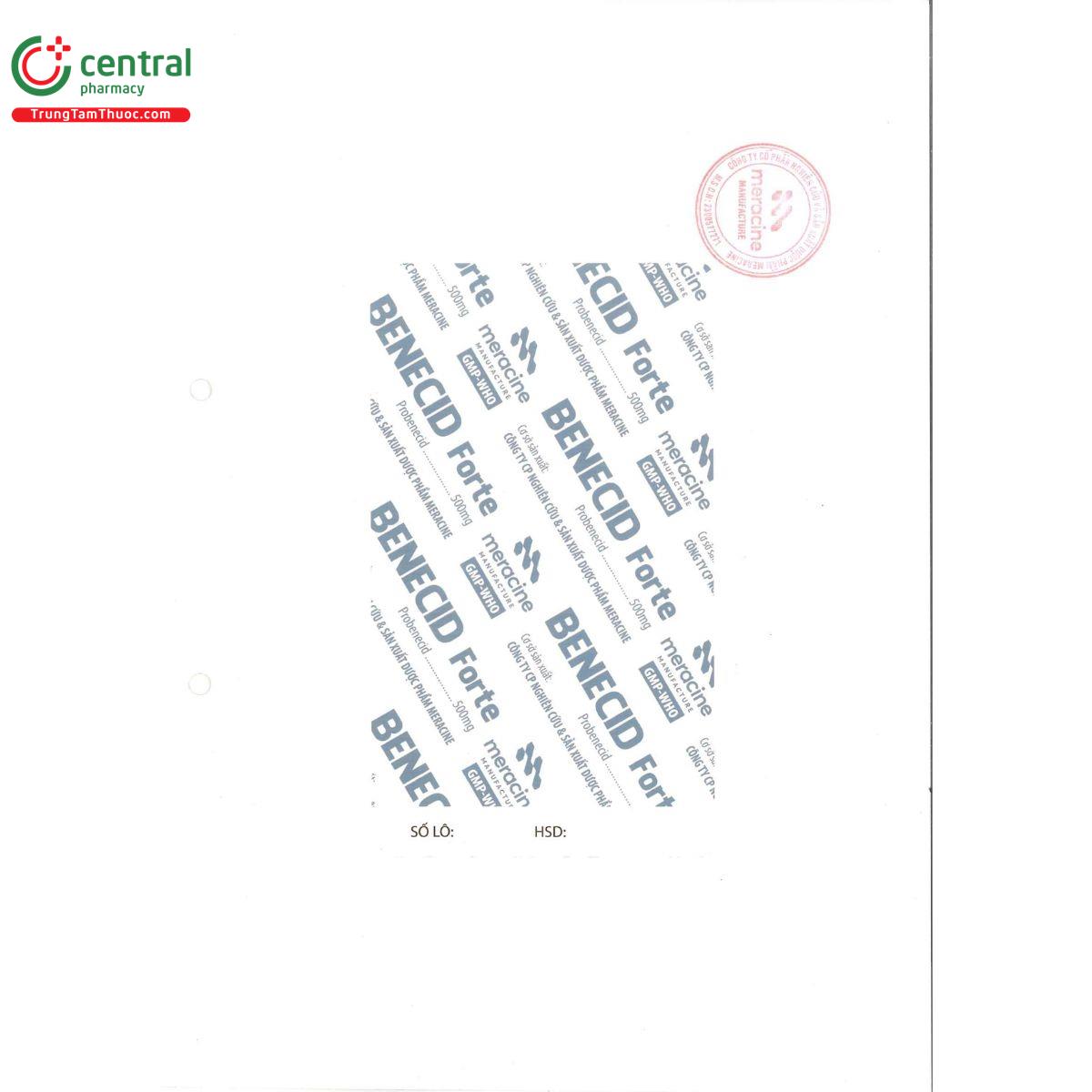 benecid forte 3 B0263 benecid forte 3 B0263