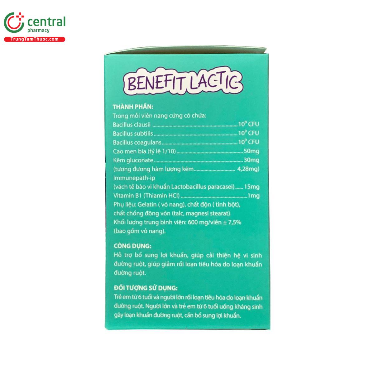 benefit lactic 6 T8537