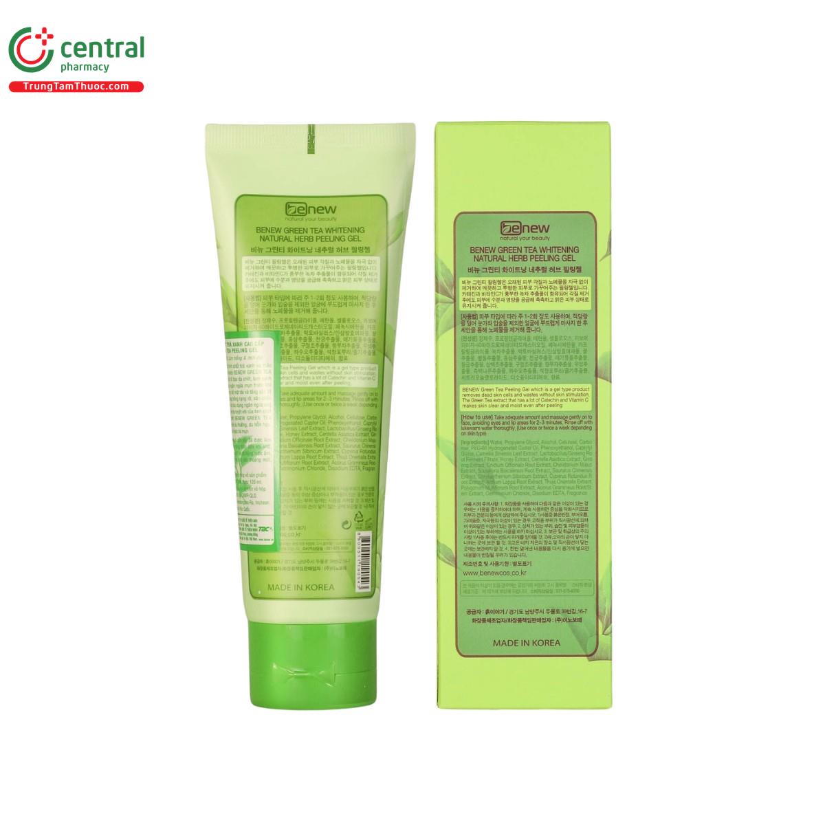 benew green tea whitening natural herb peeling gel 4 P6426