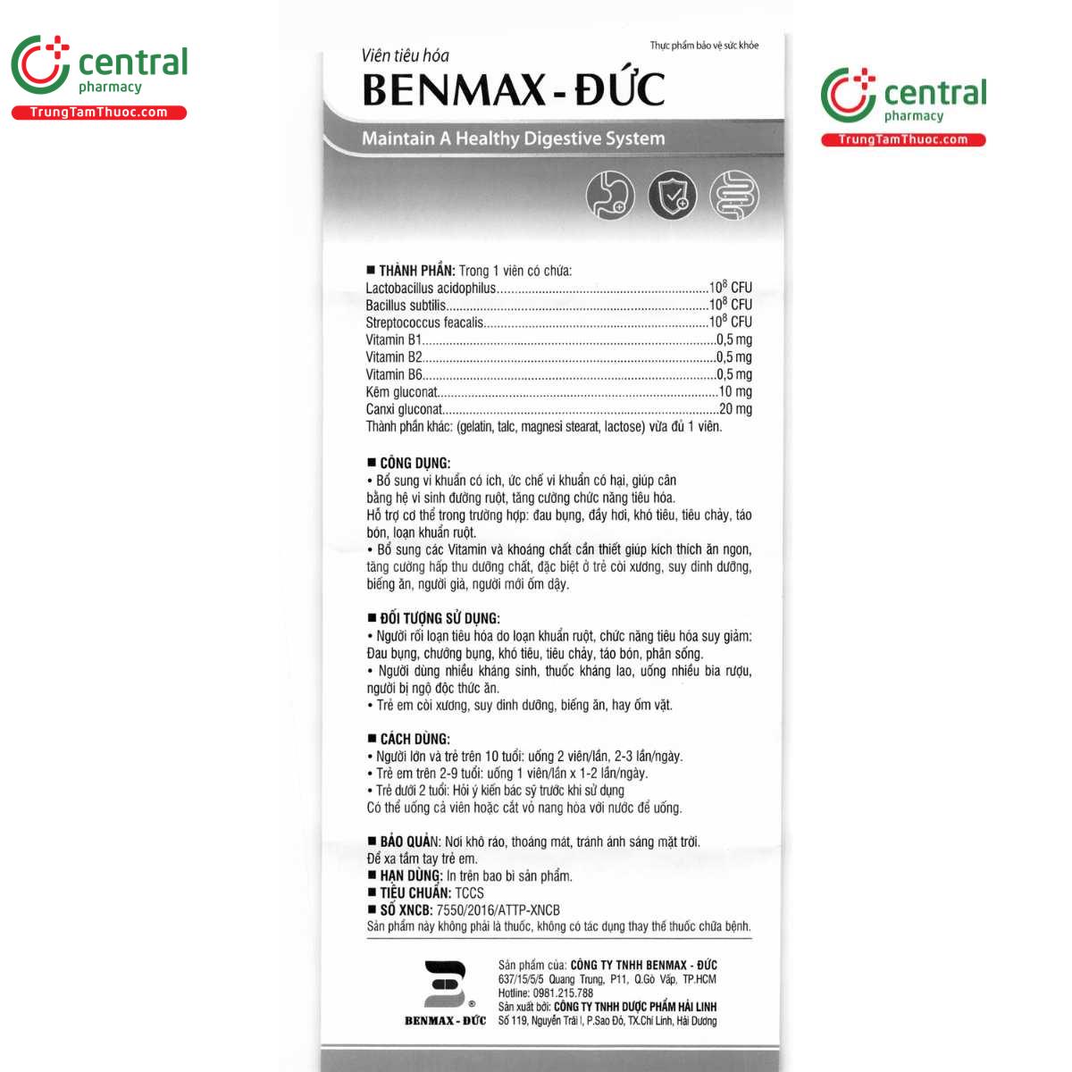 benmax duc 10 S7353