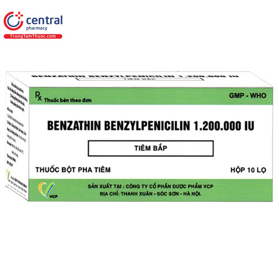 benzathin benzylpenicilin 1200000 iu vcp 5 Q6474