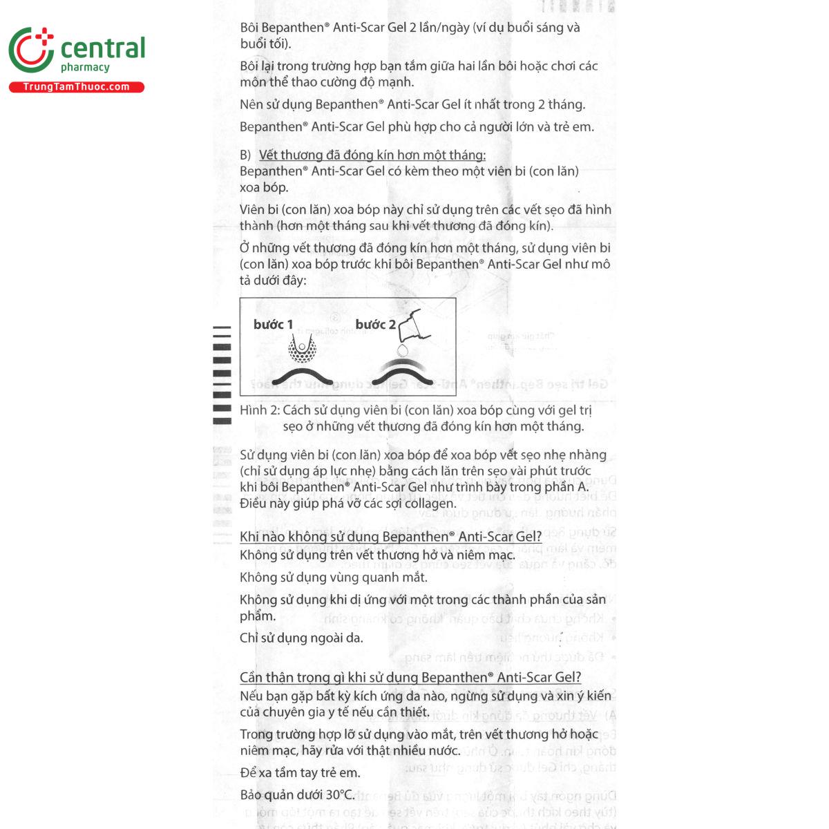 bepanthen anti scar gel 20g 11 K4568