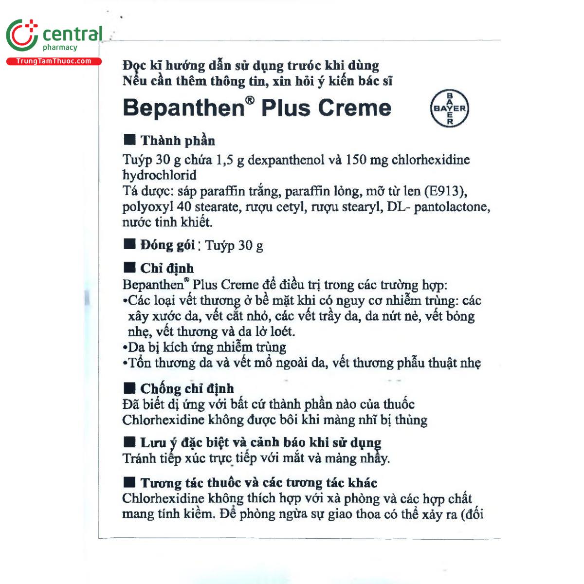bepanthen plus creme 6 A0307 bepanthen plus creme 6 A0307