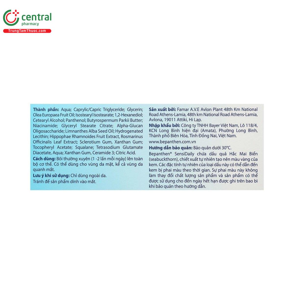 bepanthen sensidaily 13 Q6831