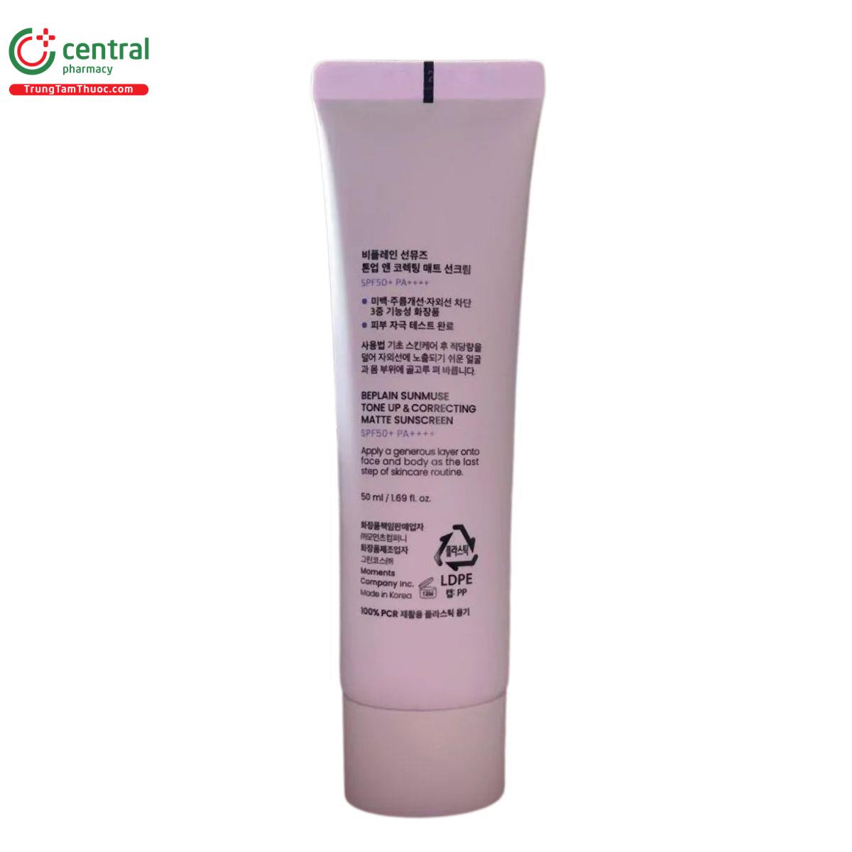 beplain sunmuse tone up correcting matte sunscreen spf50 pa 4 U8136 beplain sunmuse tone up correcting matte sunscreen spf50 pa 4 U8136
