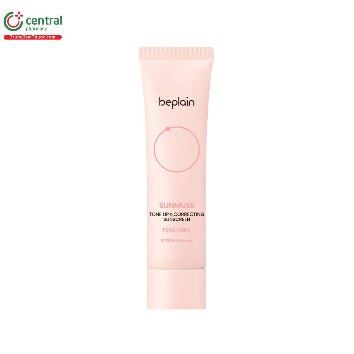 beplain sunmuse tone up correcting sunscreen peach pink 1 O6548