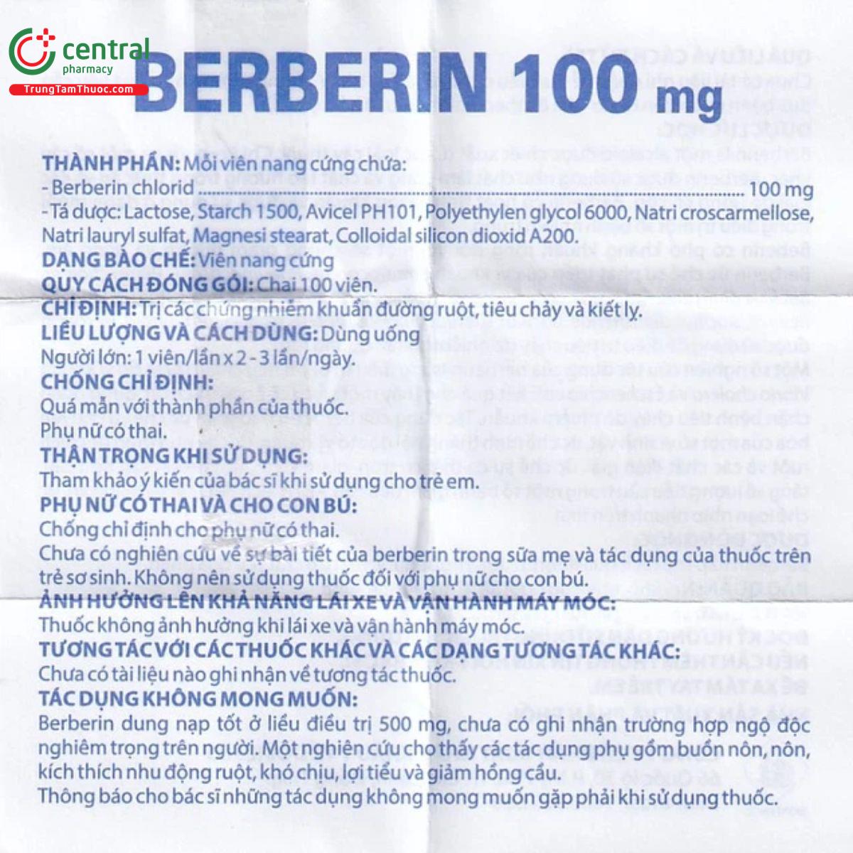 berberin 100mg domesco 6 C1020