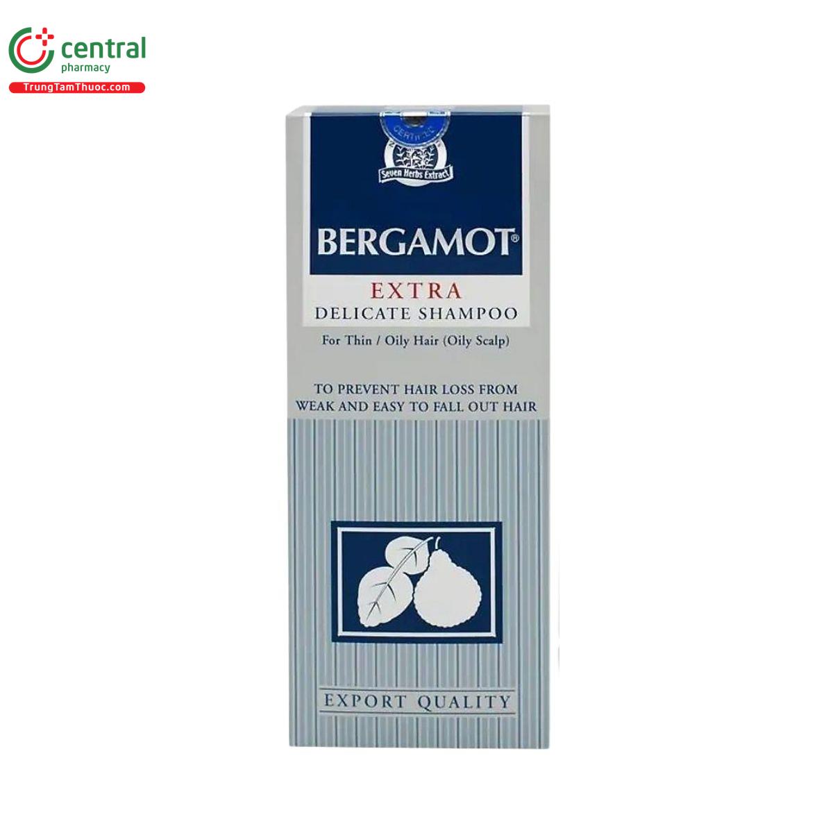bergamot extra delicate shampoo 100ml 2 B0862
