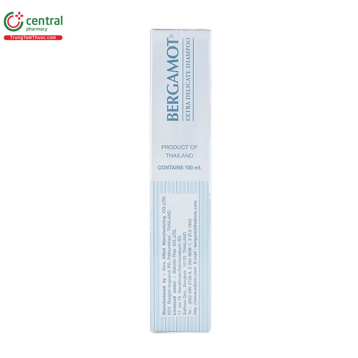 bergamot extra delicate shampoo 100ml 3 I3411