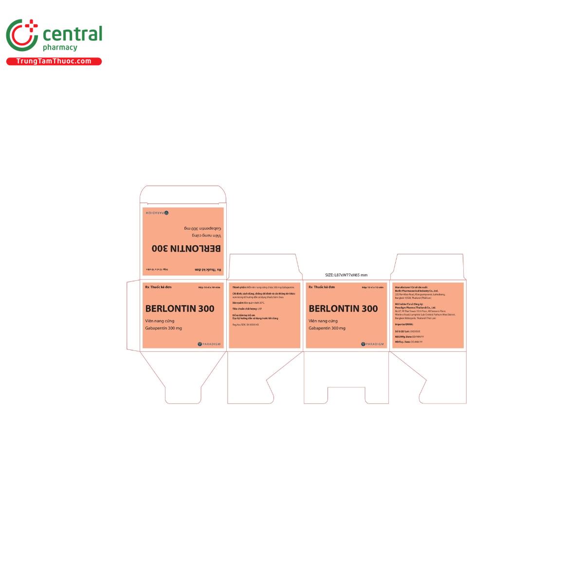 berlontin 300mg 3 A0582 berlontin 300mg 3 A0582