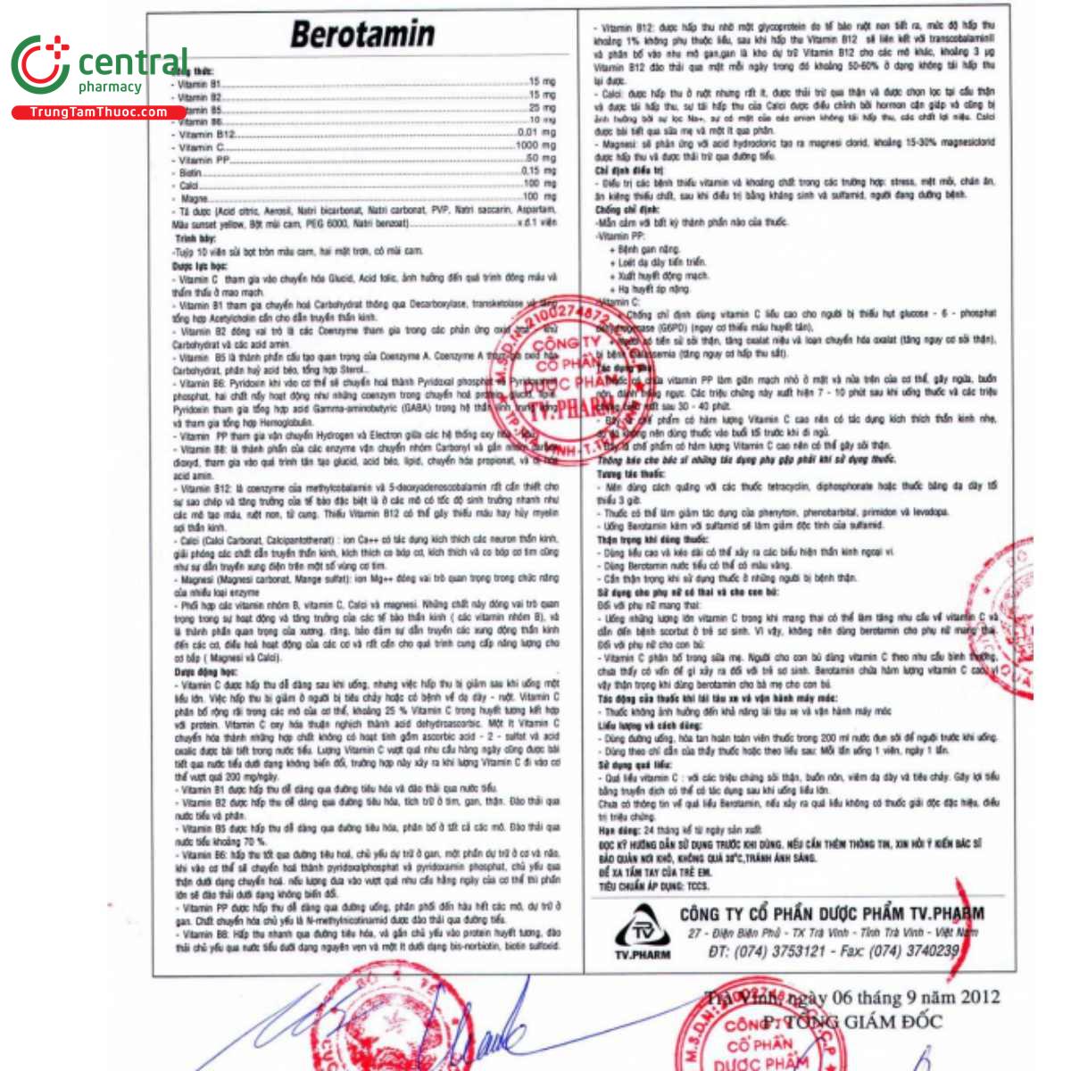 berotamin 5 T8423 berotamin 5 T8423