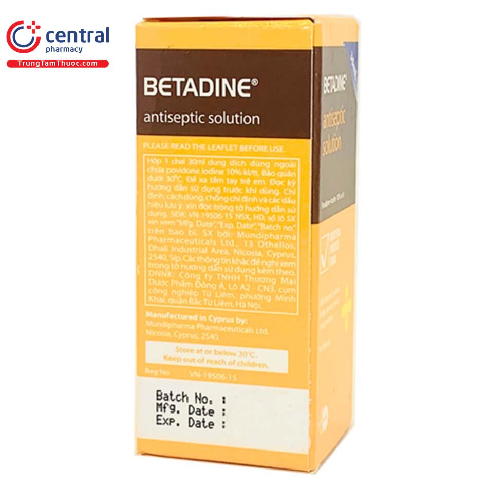 betadine 10 30ml 0 D1368