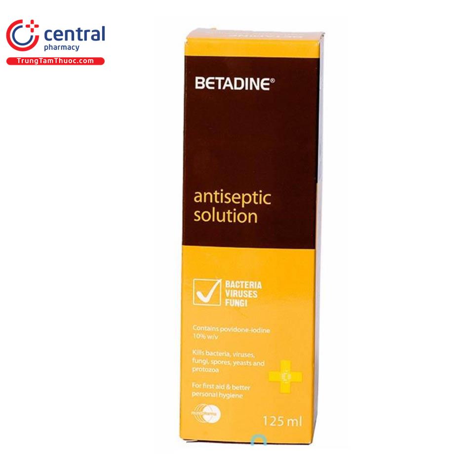 betadine antiseptic solution 10w v 1 V8236