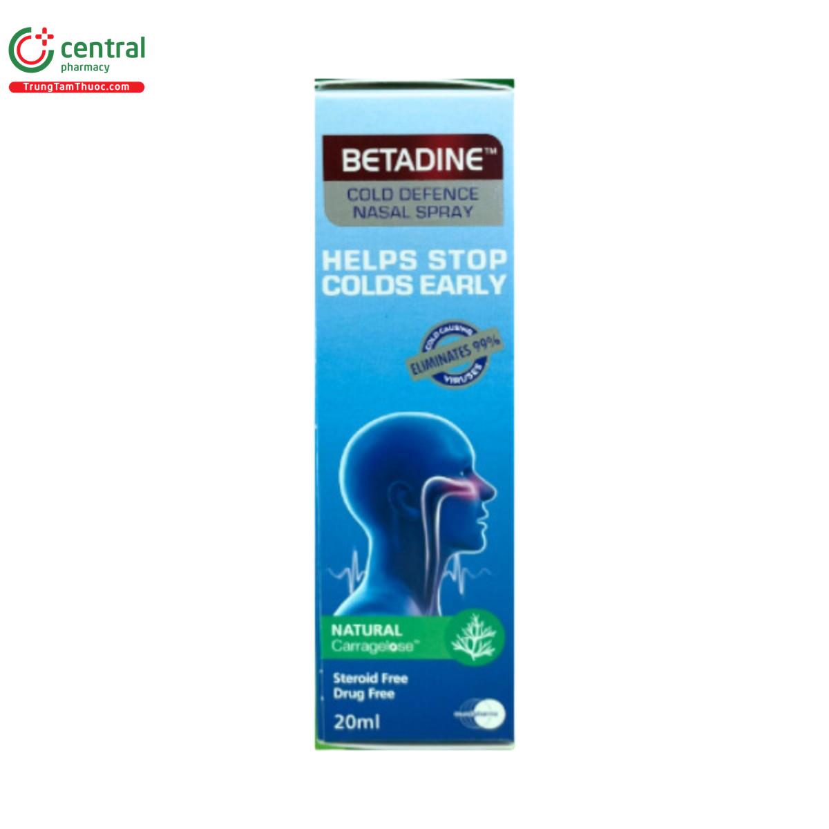 betadine cold defence nasal spray 1 R7526