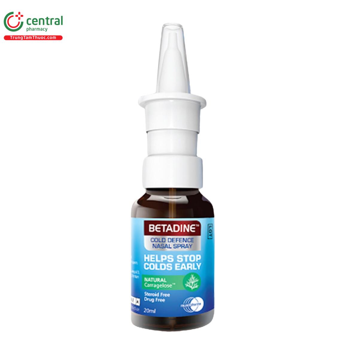 betadine cold defence nasal spray 4 B0856