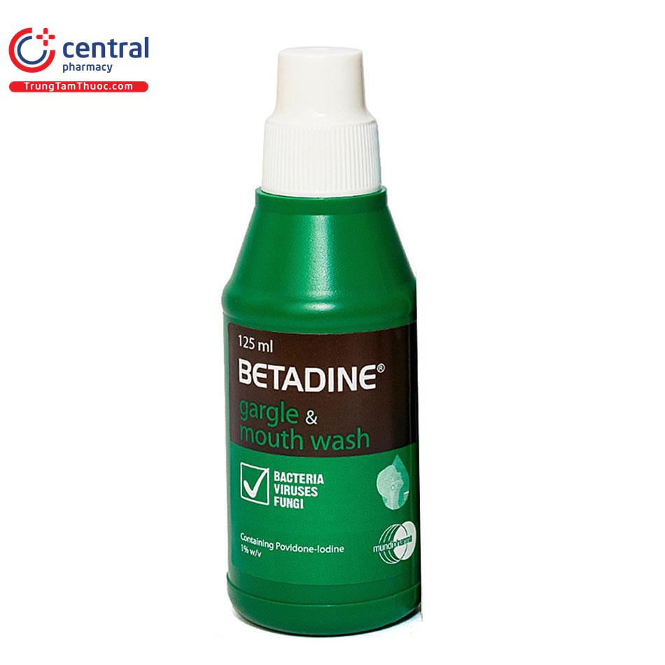 betadine gargle mouthwash 1 12 M5283