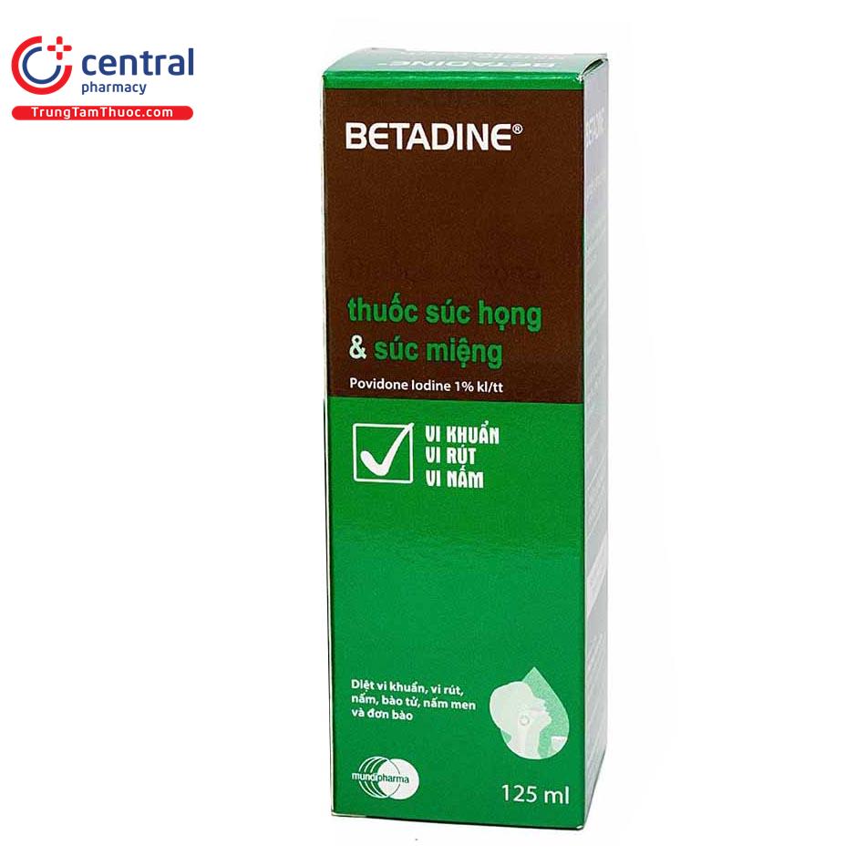 betadine gargle mouthwash 1 13 B0006