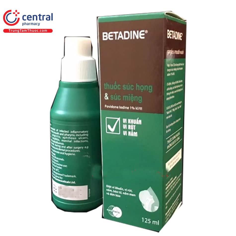 betadine gargle mouthwash 1 7 O5502
