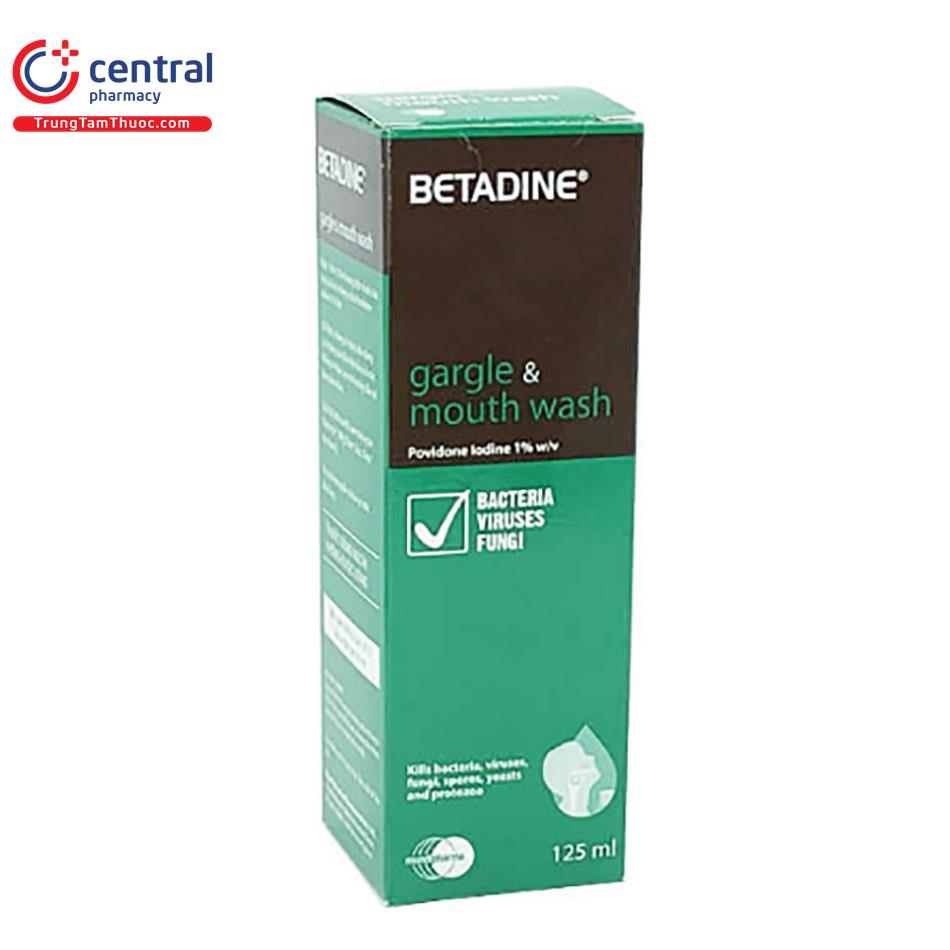 betadine gargle mouthwash 1 8 L4028