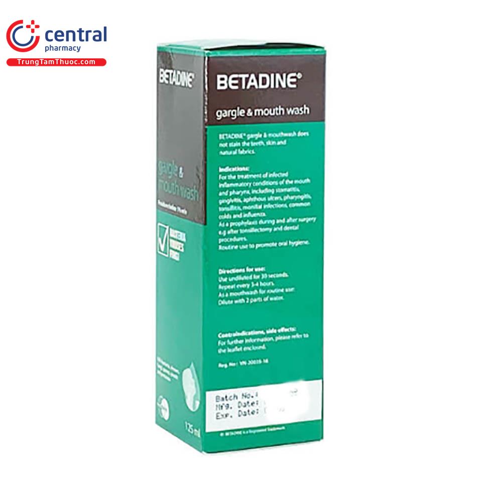 betadine gargle mouthwash 1 9 H3446