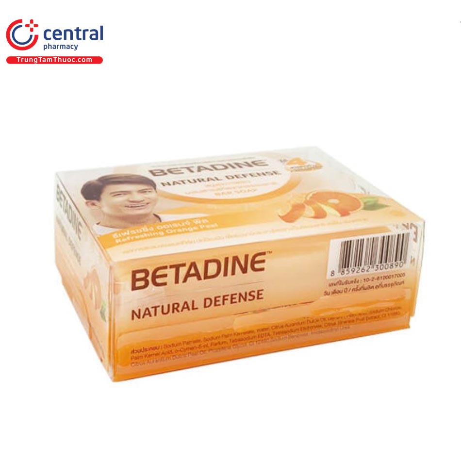 betadine natural defense bar soap 3 Q6116