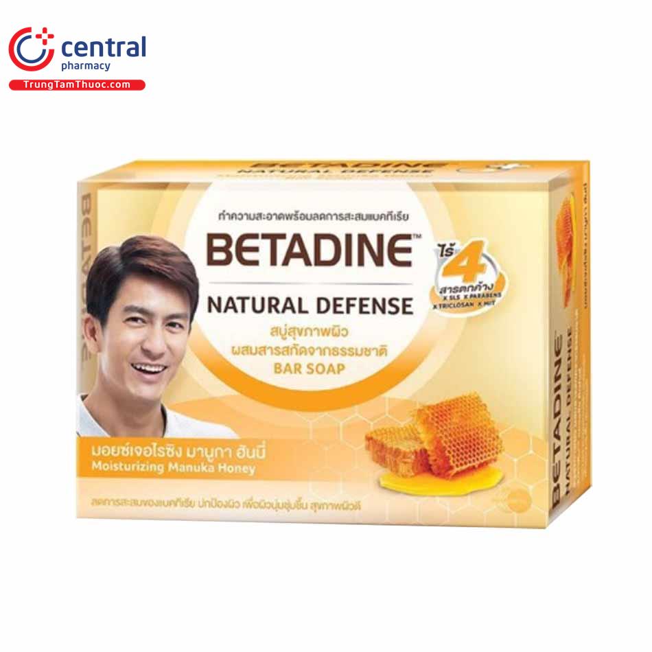 betadine natural defense bar soap 6 K4568