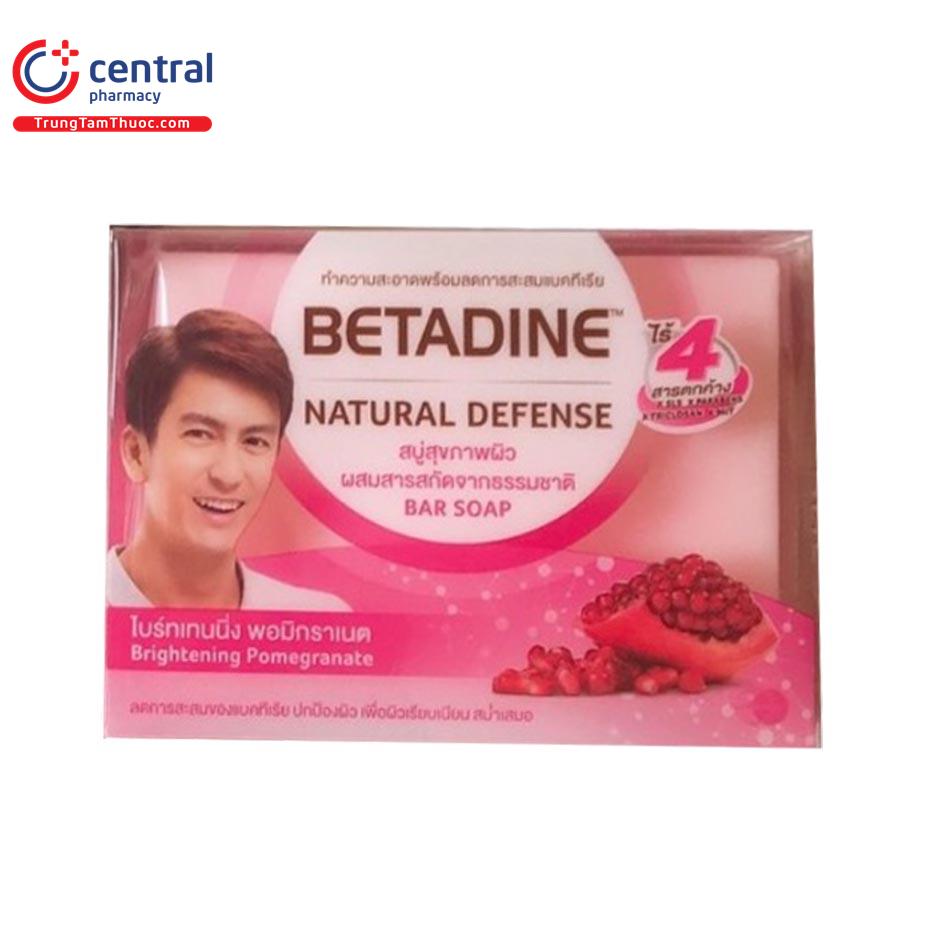 betadine natural defense bar soap 7 U8853