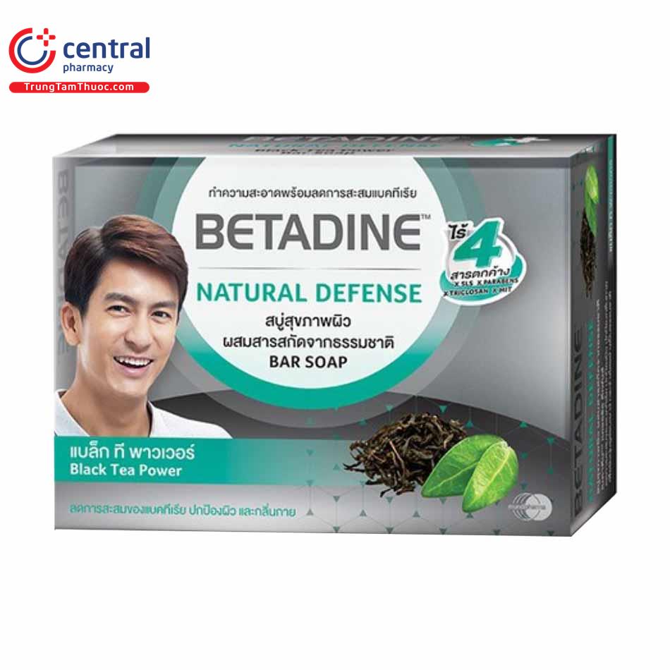 betadine natural defense bar soap 8 T8876