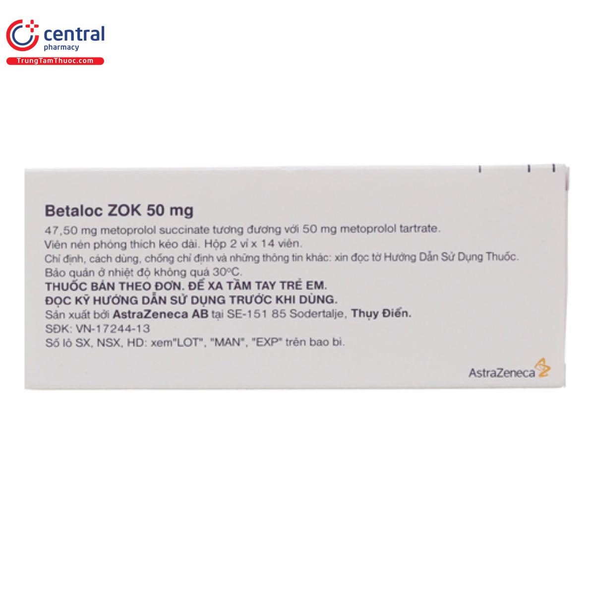 betaloc zok 50mg 5 K4643