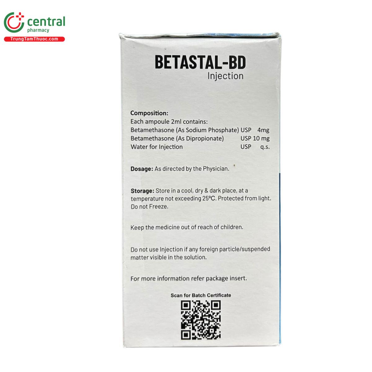 betastal bd injection 2ml 6 S7434