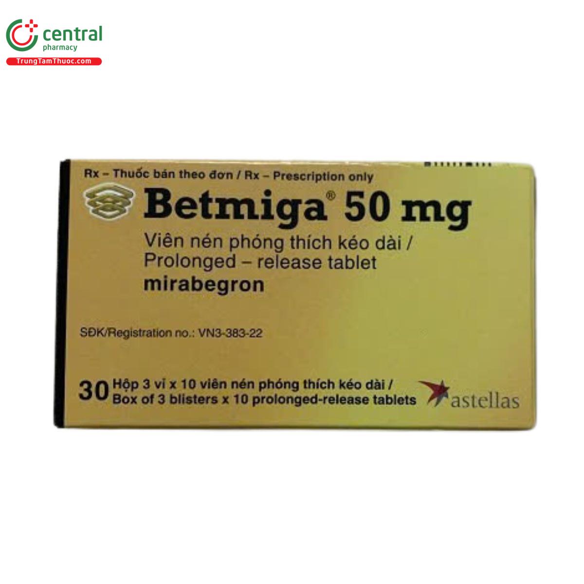 betmiga 50mg 5 E1451