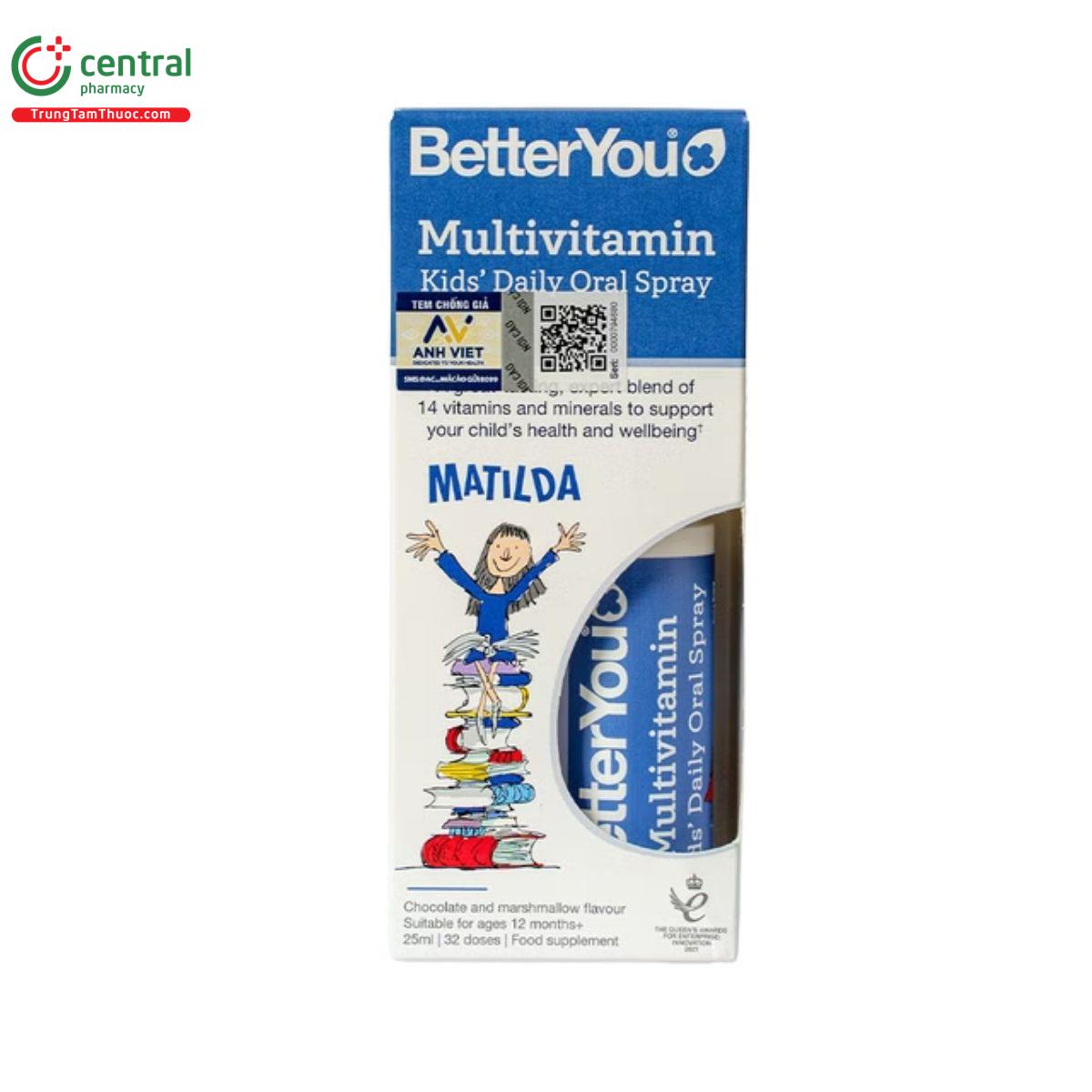 betteryou multivitamin kids daily oral spray 2 I3651