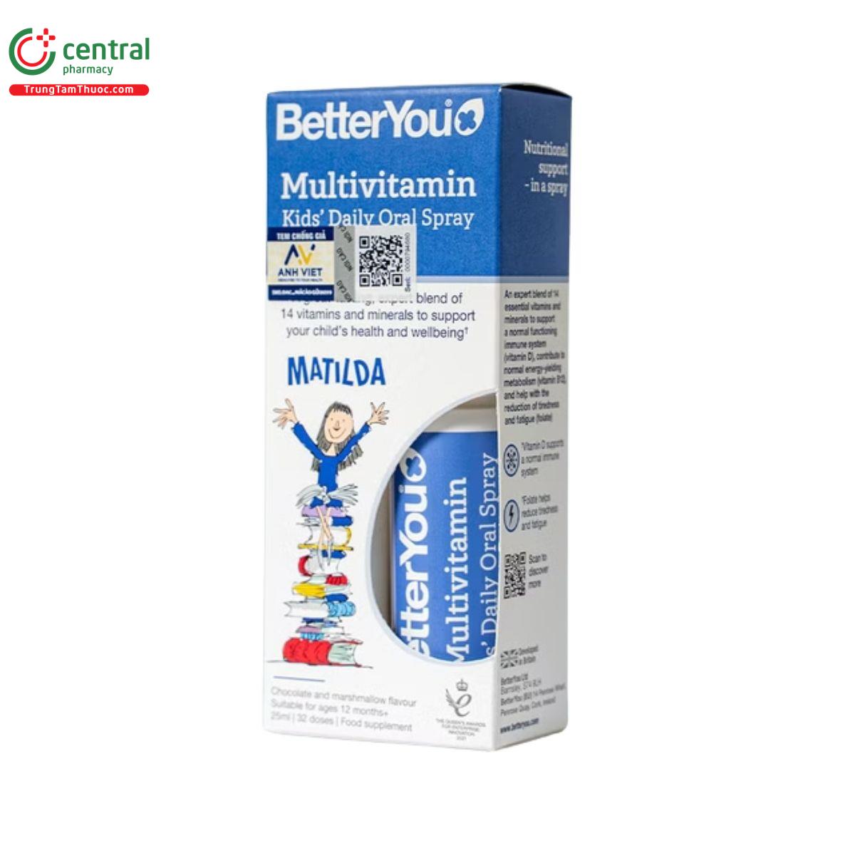 betteryou multivitamin kids daily oral spray 3 B0013