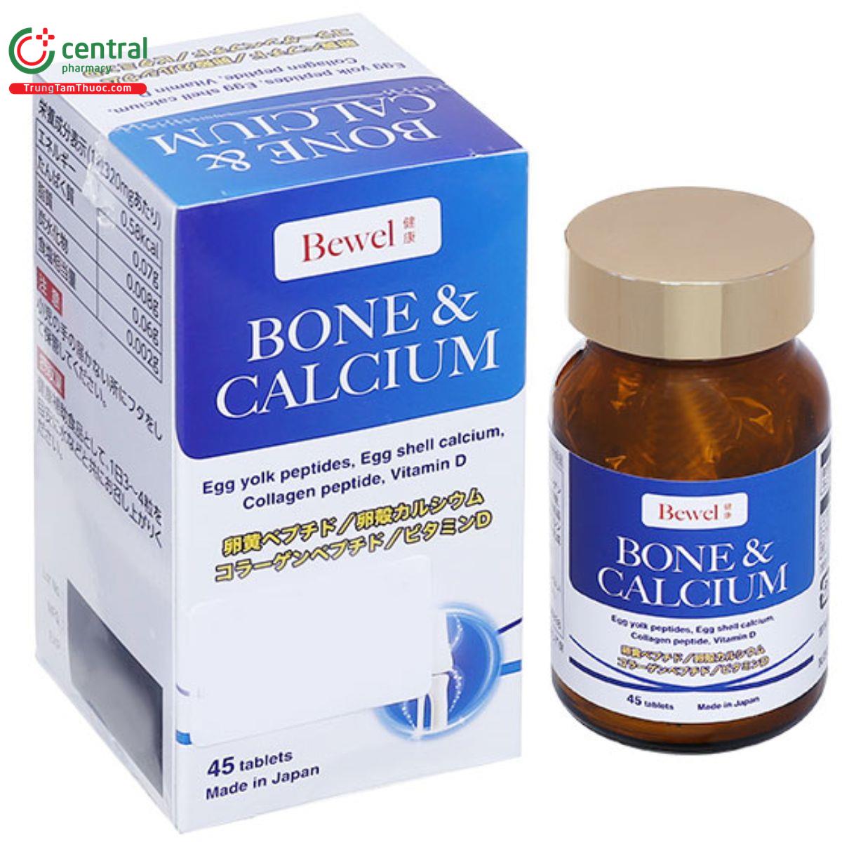 Thuốc Bewel Bone & Calcium Bổ sung canxi giúp xương và răng chắc khỏe