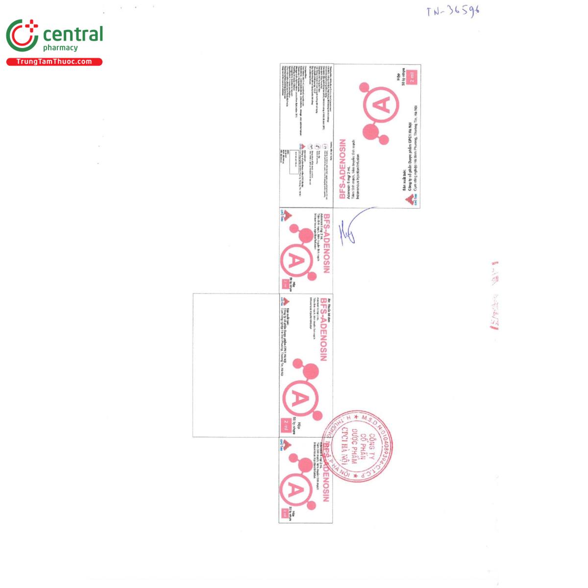 bfs adenosin 3mg ml 3 F2785