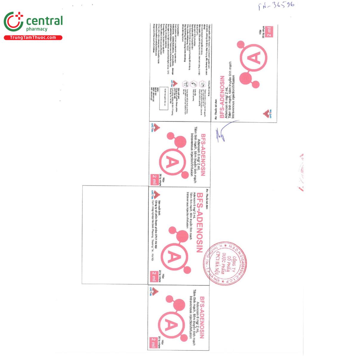 bfs adenosin 3mg ml 4 G2378