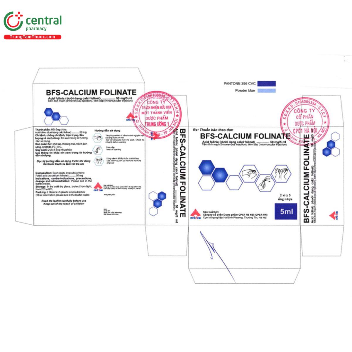 bfs calcium folinate 7 L4354