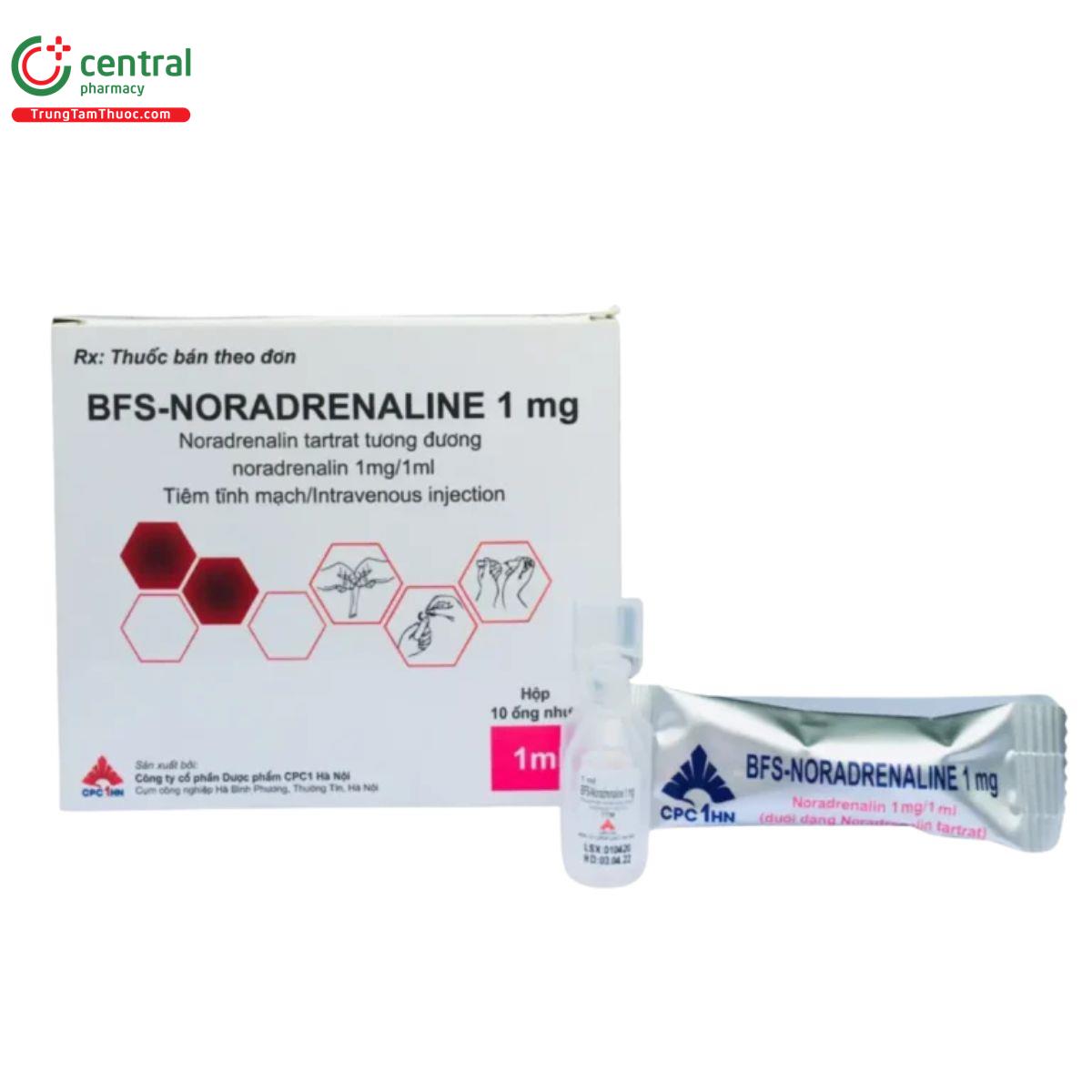 bfs noradrenaline 1mg 1 M5875 bfs noradrenaline 1mg 1 M5875