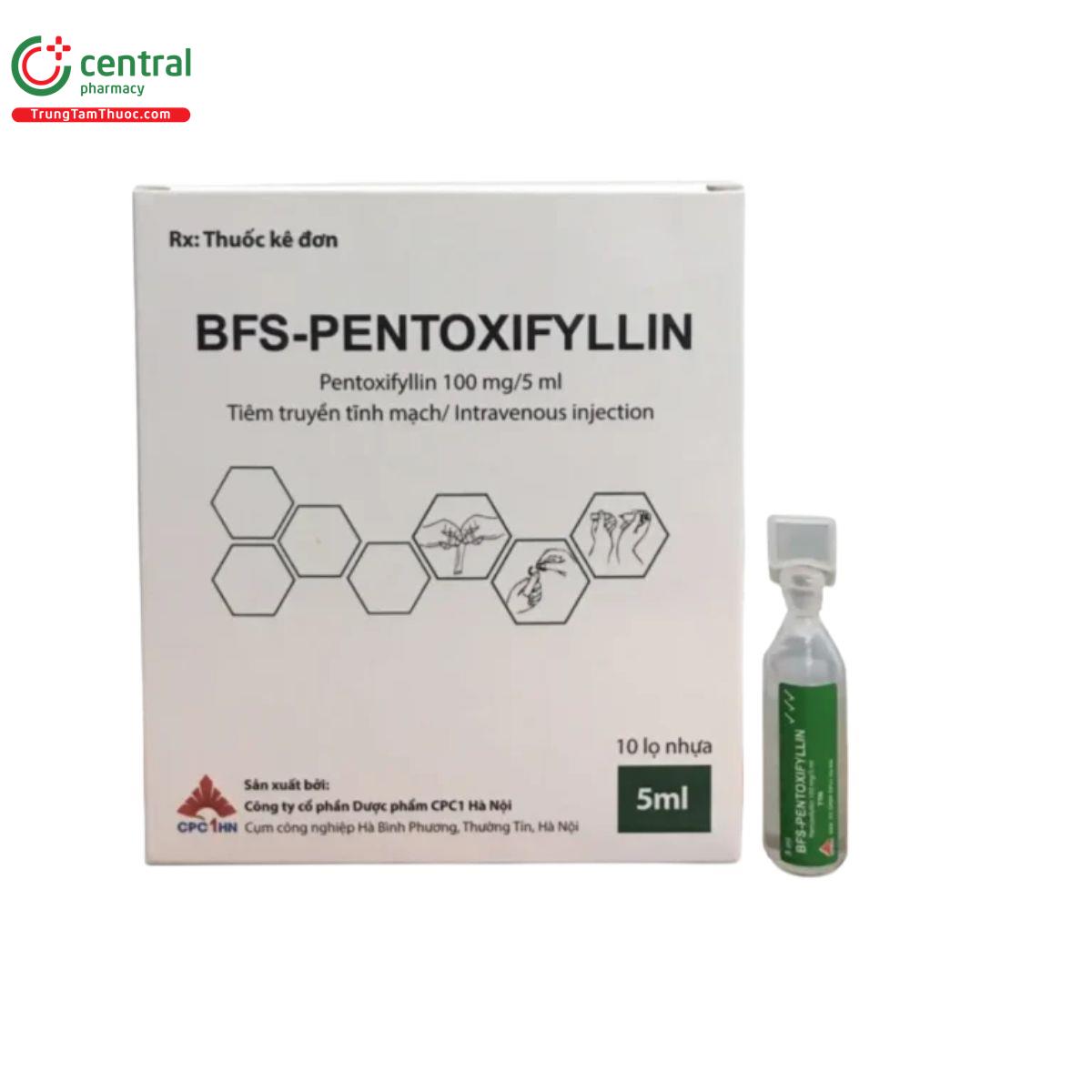 bfs pentoxifyllin 100mg 5ml 1 H3263 bfs pentoxifyllin 100mg 5ml 1 H3263