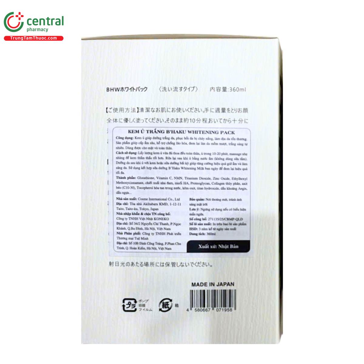 bhaku whitening pack 3 B0528