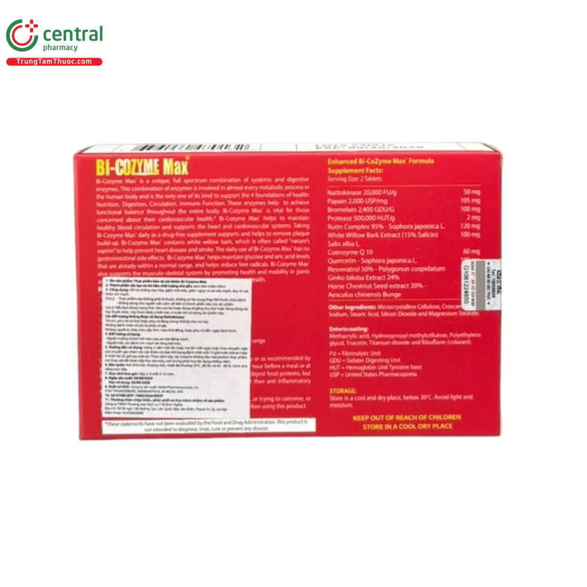 bi cozyme max 2 G2733 bi cozyme max 2 G2733